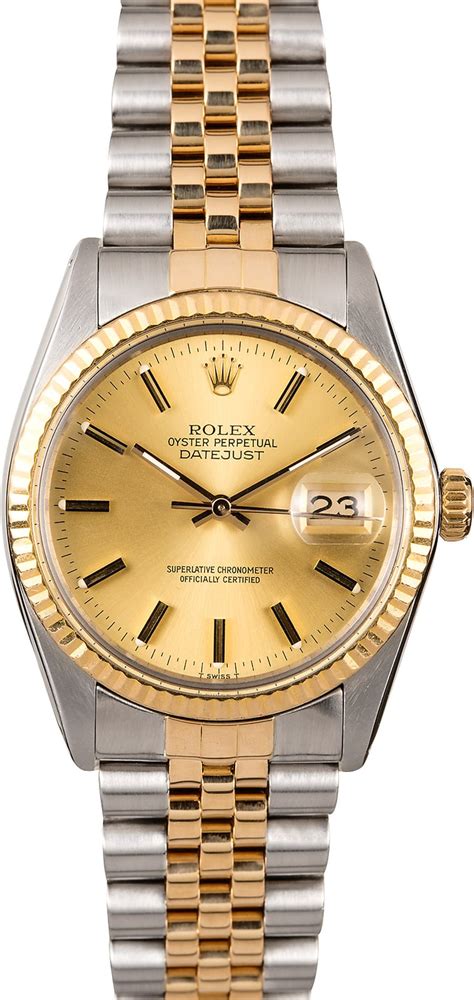 rolex datejust two tone 16013|rolex model 16013 price.